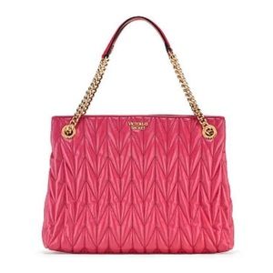 Victoria’s Secret Chevron Quilt Shoulder Bag